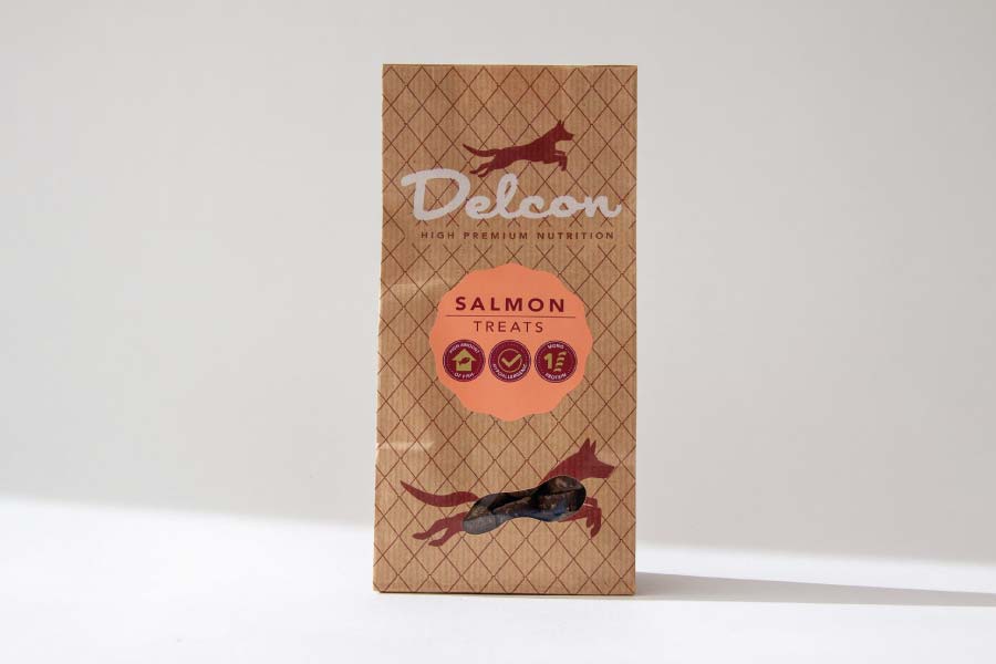  Delcon Premium Salmon Treats przysmaki premium z łososia 150g 